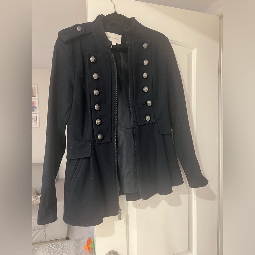 BCBG Military style coat